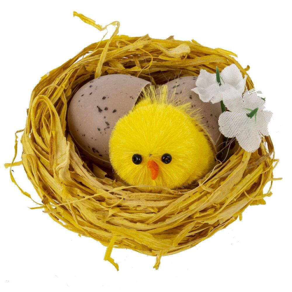 GAEM Набор из 6-ти изделий декоративных "Гнездо пасхальное" (5,5*5*4), L17,5 W12,5 H6 см