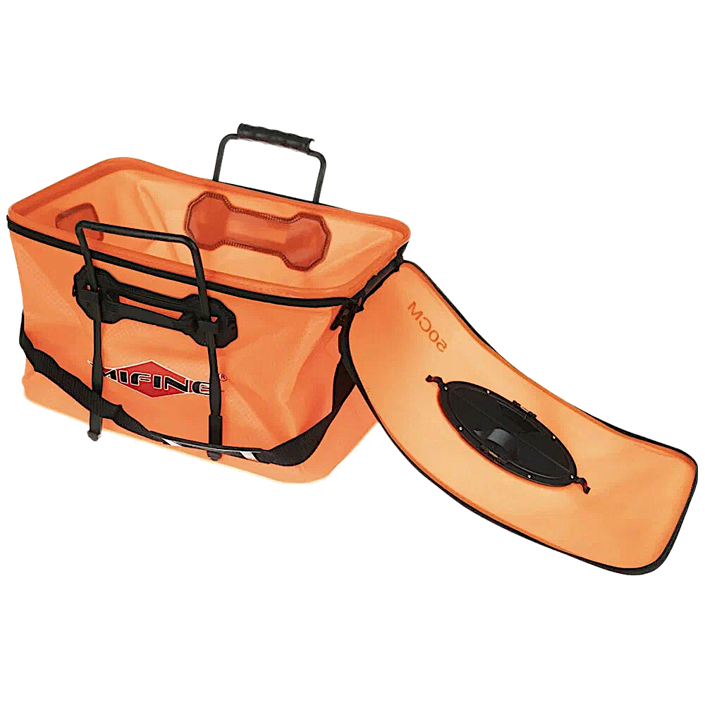 Сумка-ведро Mifine (Dejia) рыболова п/эт 1мм с клапаном, 55х28х29см YF50 -