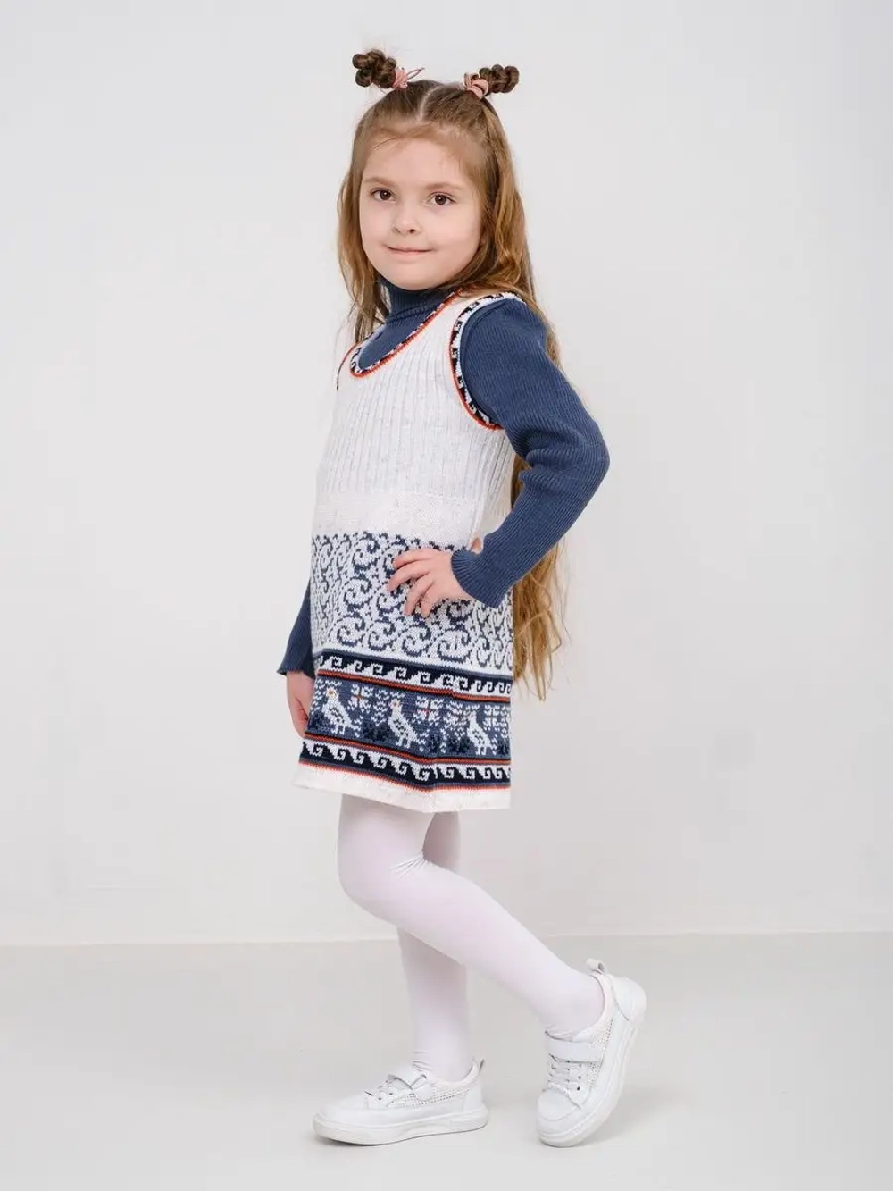 Сарафан вязаный