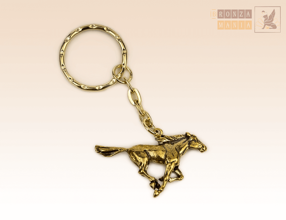 брелок Конь Мустанг