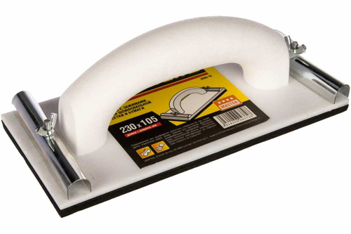 Терка для шлифования с металлическим фиксатором, 100x230мм STAYER 3569-10