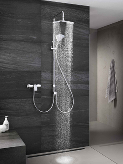 Фото в интерьере смеситель для душа Kludi Ameo 417100575 Хром