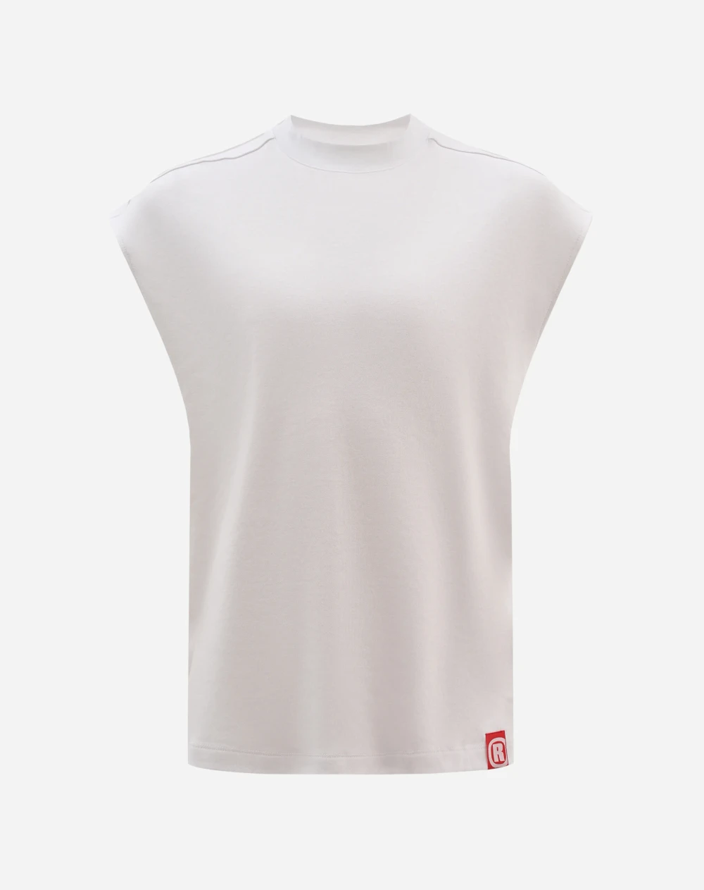 Футболка оверсайз из хлопка белая