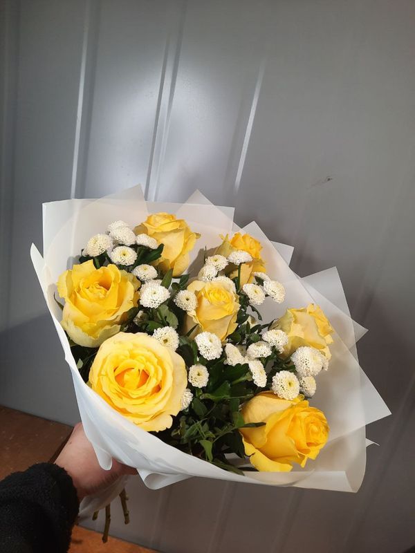 Букет "Весеннее солнце"