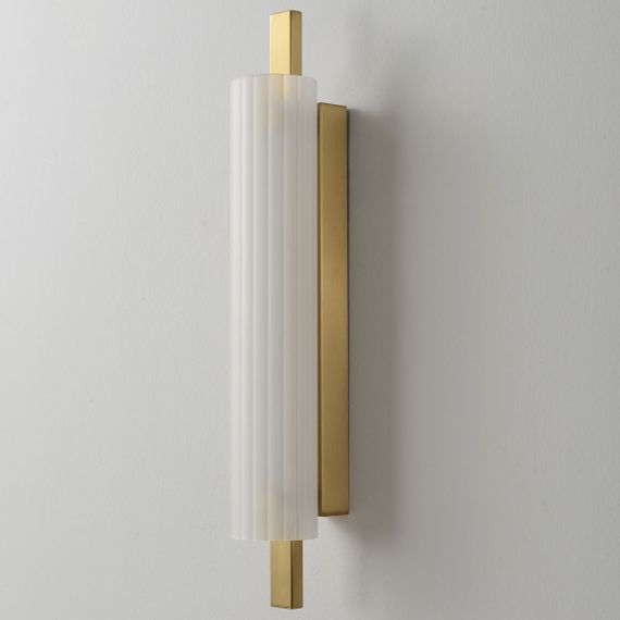 Настенный светодиодный светильник Crystal Lux Tunnel AP10 Led Brass