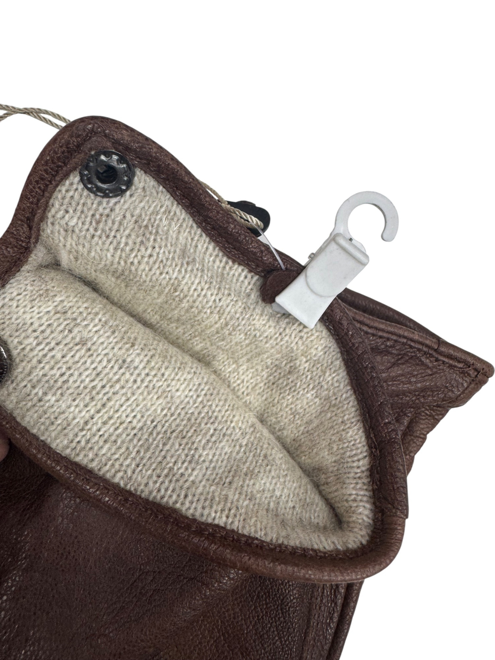 Перчатки. Мужские. Материал верха: Кожа оленя. Подклад: Трикотаж-шерсть. 5 шт в упаковке.