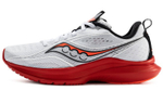 Saucony Kinvara 13 sports comfortable lightweight fabric shock absorption non-slip wear-resistant low-cut casual running shoes men's white red