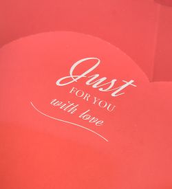 WG-65/2-A Коробка подарочная «Сердце» цв.розовый