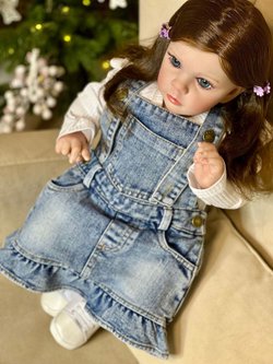 Кукла Реборн мягконабивная 60см в пакете (FA-610)