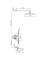 Душевая система скрытого монтажа Frap F7176-6