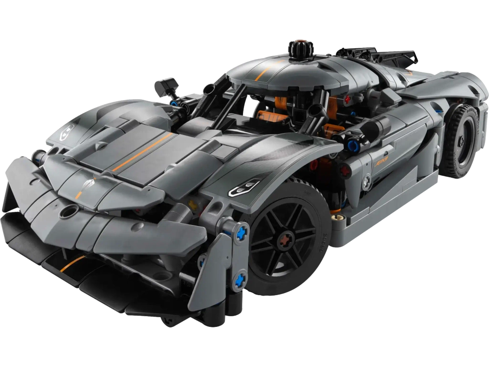 Конструктор LEGO Technic 42173 Серый гиперкар Koenigsegg Jesko Absolut