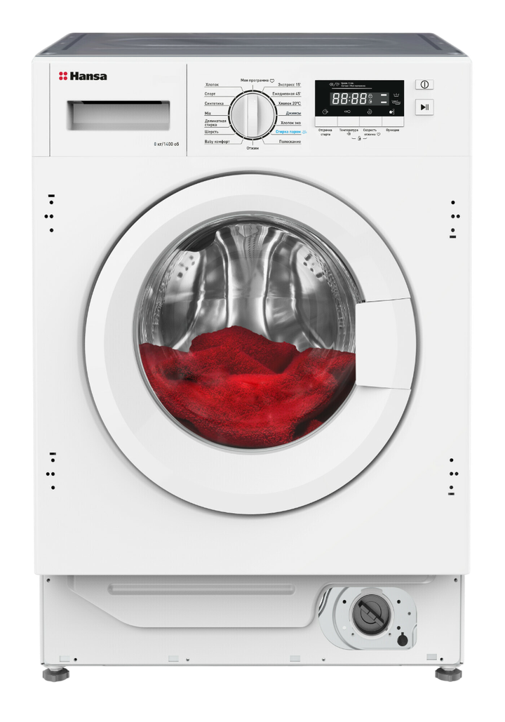 Встраиваемая стиральная машина Hansa WHE14018BI