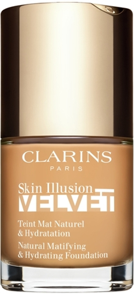 Clarins Skin Illusion Velvet - Тональная основа с матовым финишем и питательным действием оттенок 112.3N, 30 ml