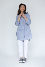 Халат женский м178 toray стретч серый29