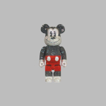 Дизайнерские игрушки BE@RBRICK ,BE@RBRICKvv CRYSTAL DECORATE MICKEY MOUSE R&W Ver. 400％, 1643289-604022048