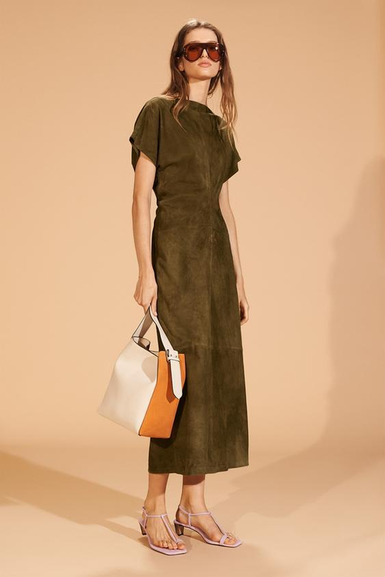 ZARA ЗАМШЕВАЯ СУМКА - LIMITED EDITION, РАЗНОЦВЕТНЫЙ