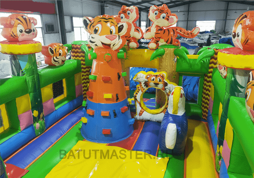 Коммерческий батут "Тигриная страна 2", 8*4*5 м, PR-11890