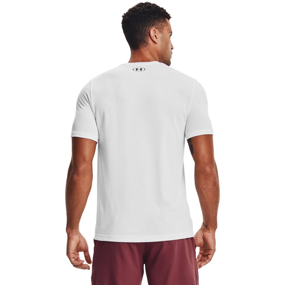 Мужское теннисное поло Under Armour Seamless T-Shirt Men - White, Black
