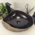 Раковина из речного камня RS-64993 45*36*15 0861