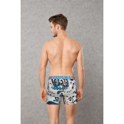 Мужские трусы боксеры серые с принтом Doreanse 1806