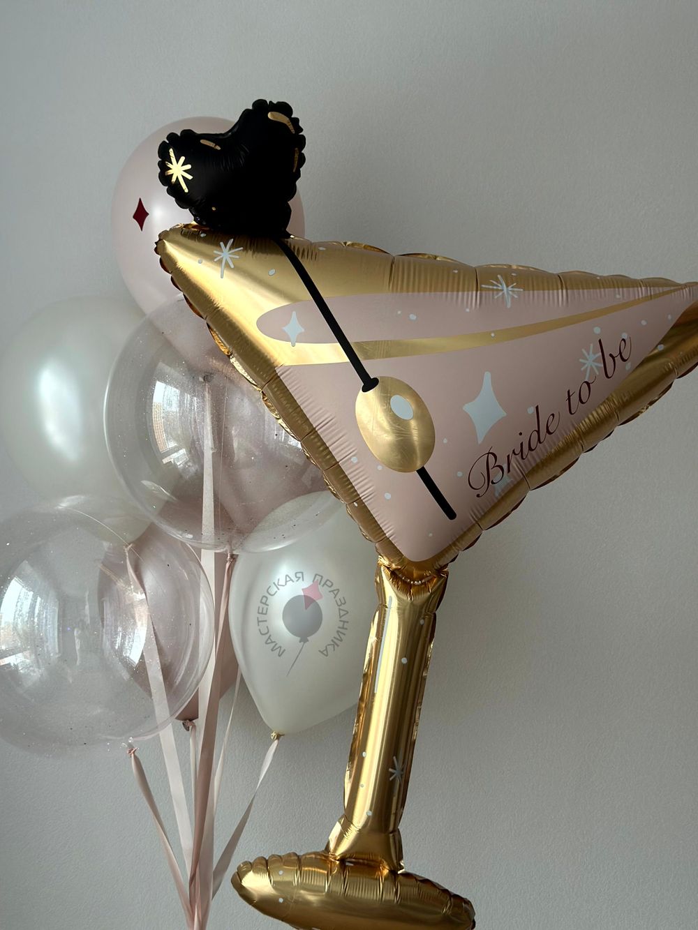 Воздушные шары на девичник с шаром-сюрприз №9007  Изображение4