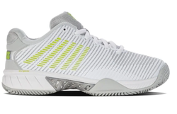 Женские теннисные кроссовки K-Swiss Hypercourt Express 2 HB - white/grey violet/lime green