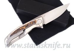 Нож Широгоров Флиппер F95NL 3M M390 CF MARS VALLEY MRBSфотография - 2