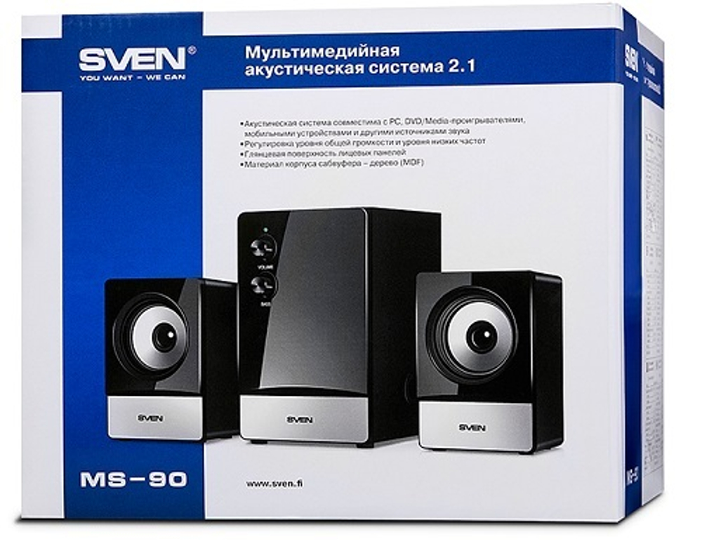 Компьютерная акустика 2.1 Sven MS-90