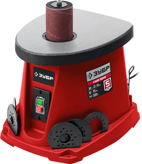 Станок шлифовальный осциляционный шпиндельно-ленточный ЗУБР СШО-500