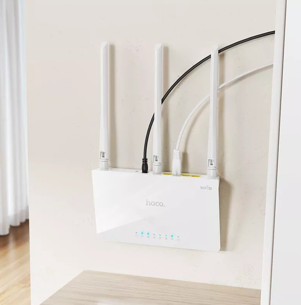 Wi-Fi роутер HOCO HI30 300mb (белый)