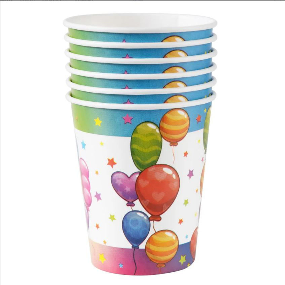 Стакан бумажный Шарики 250 мл (6шт./уп.)