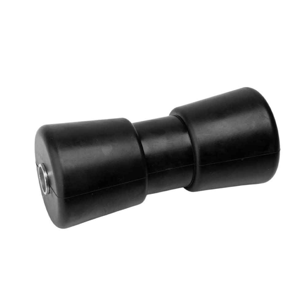 Резиновый килевой ролик COMT-TCOM2 (D83х50х21,5 мм) черный 185 мм. Trailercom