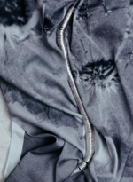 крупное колье tre из серебряного гематита