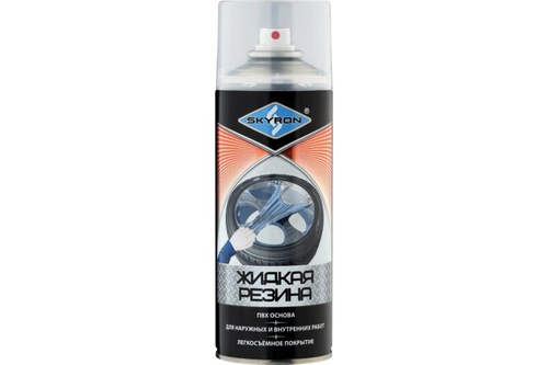 Жидкая резина 520 мл Прозрачная (аэрозоль) (SKYRON)
