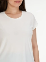 Футболка белая топ немнущаяся