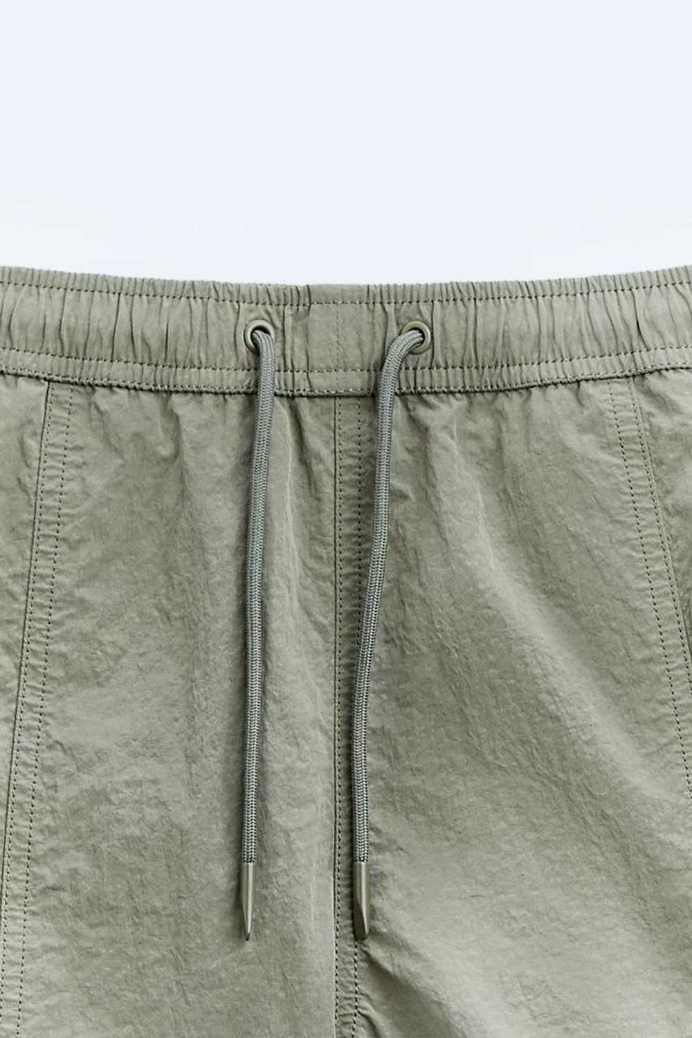 ZARA ПЛАВКИ КАРГО, ПЫЛЬНЫЙ ХАКИ