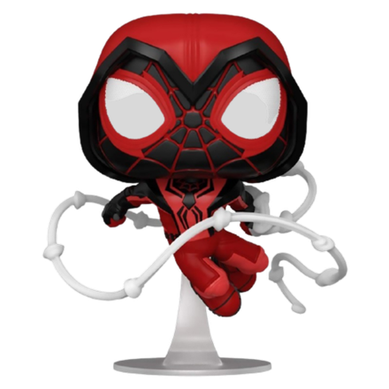 Фигурка Funko POP! Bobble Marvel Games Miles Morales Miles Crimson Cowl Suit