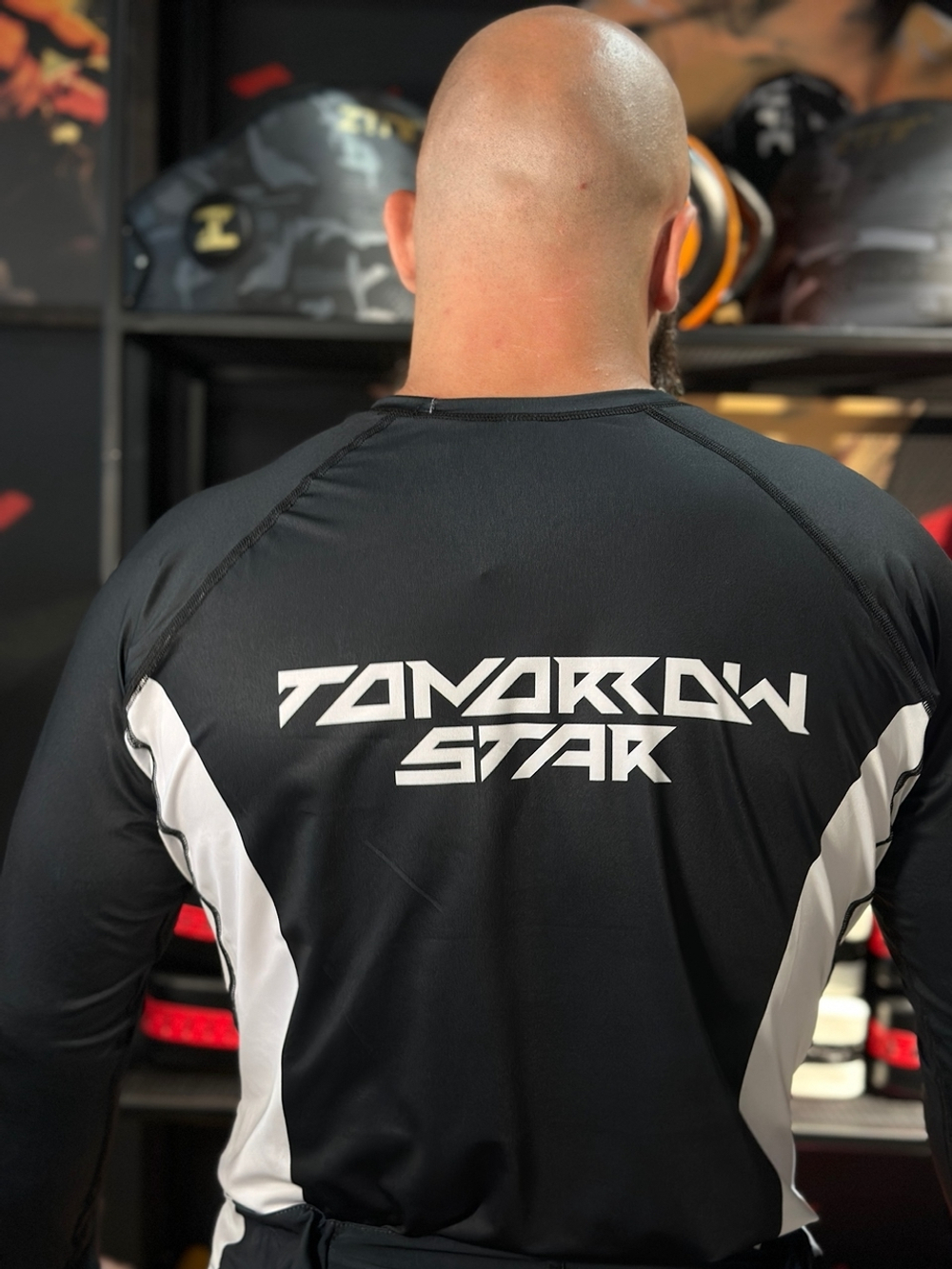 Рашгард Tomorrow Star черно-белый