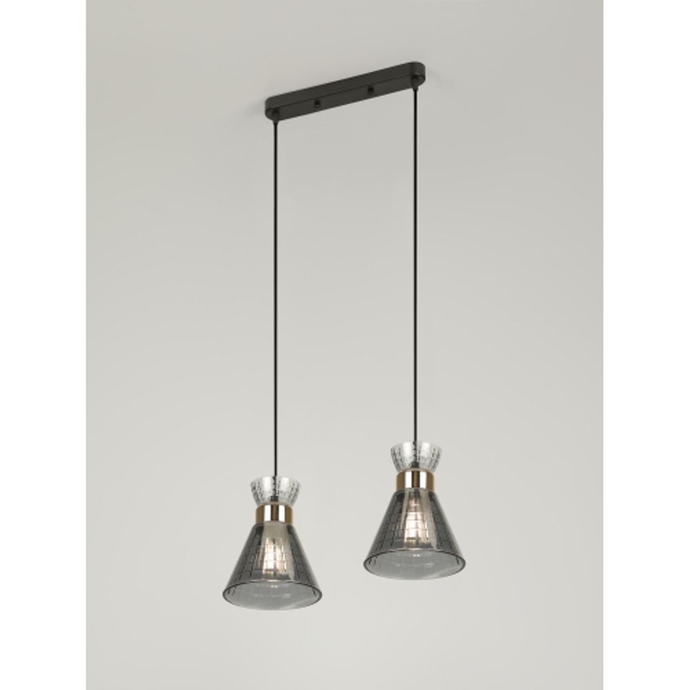 Светильник подвесной (подвес) Rivoli   9187-302 2хЕ27 60 Вт модерн