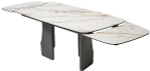 Стол М-City DISAUR Биргер (Birger) 200 Kl-188 Контрастный Мрамор, Итальянский, темно-серый