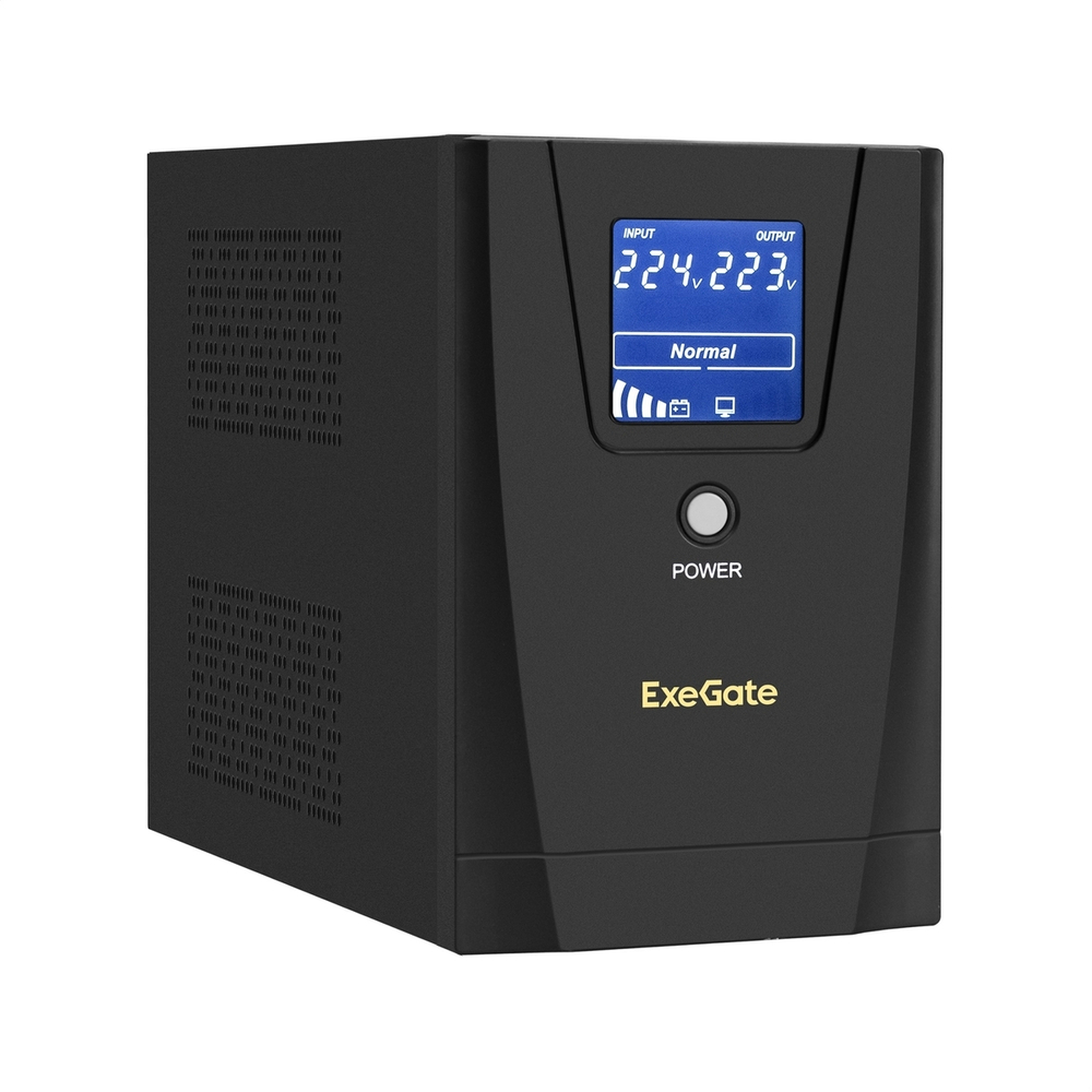 Источник бесперебойного питания  Exegate SpecialPro Smart LLB-1500.LCD.AVR.2SH.3C13