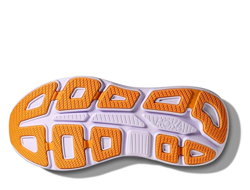Кроссовки для бега женские Hoka Bondi 9 W Фиолетово-Оранжевые