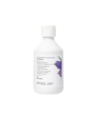 Simply Zen Age benefit & moisturizing conditioner/ увлажняющий кондиционер для окрашенных и слегка сухих волос 250мл