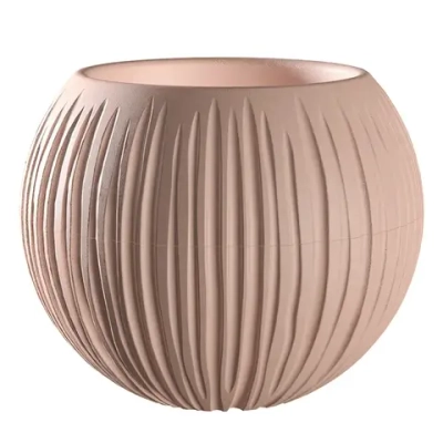 Кашпо для цветов пластиковое 1,7л d-13.5 см «Сфера» Фраппе