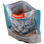 Wanpy Cat Лакомство для кошек "сердечки" из курицы с треской 80 г