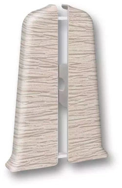 Торцевые (пара) для плинтуса 85мм "Деконика", 274 Сосна северная