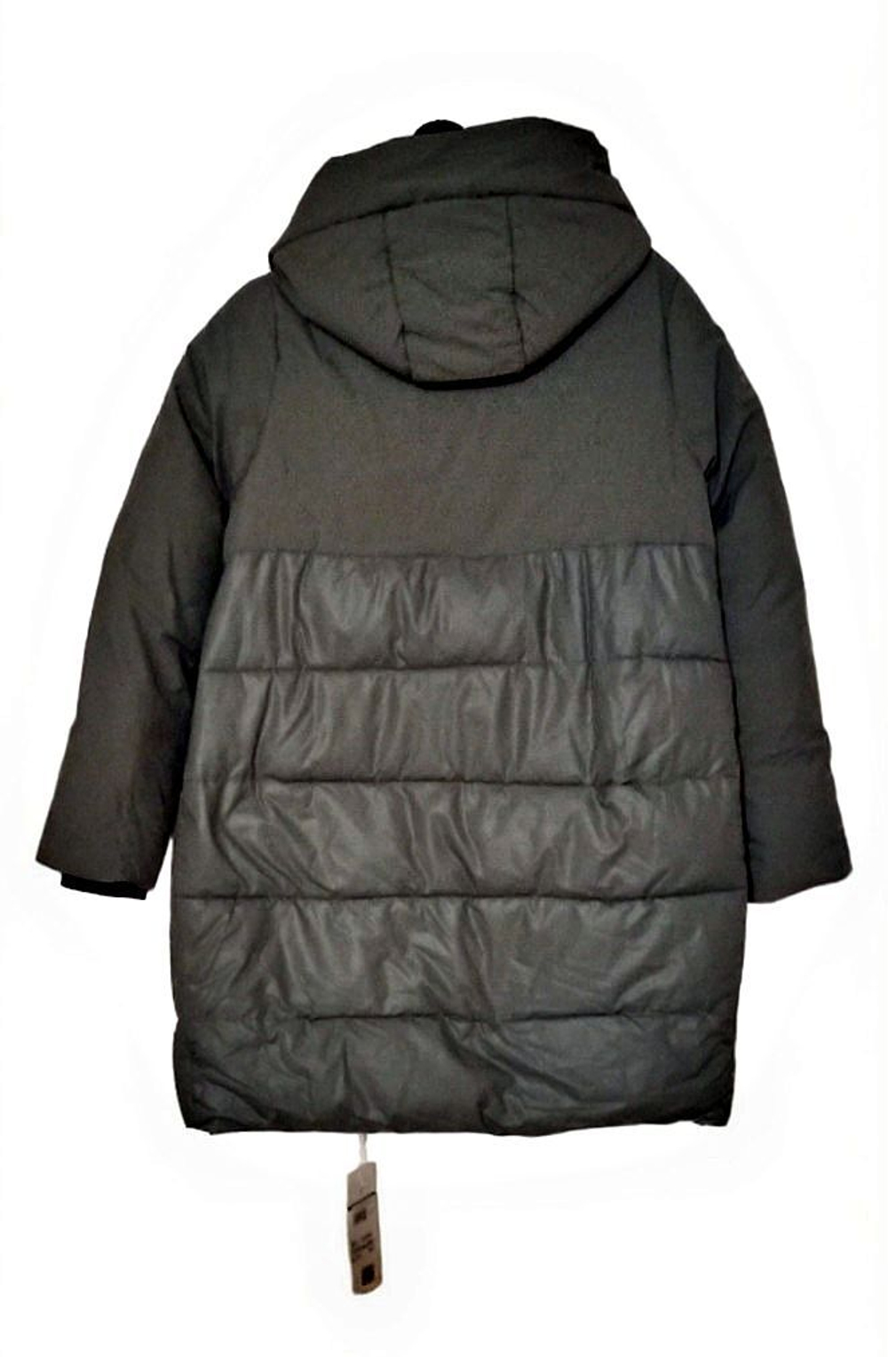 Зимняя куртка для девочки с капюшоном, цвет тёмно-зелёный, размер M (44-46)