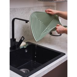 Коврик для сушки посуды Dry Flex, 34,6х44,6 см, шалфей