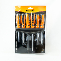 Набор отверток "Point", CrV, двухкомпонентные рукоятки, 6 шт, Sparta