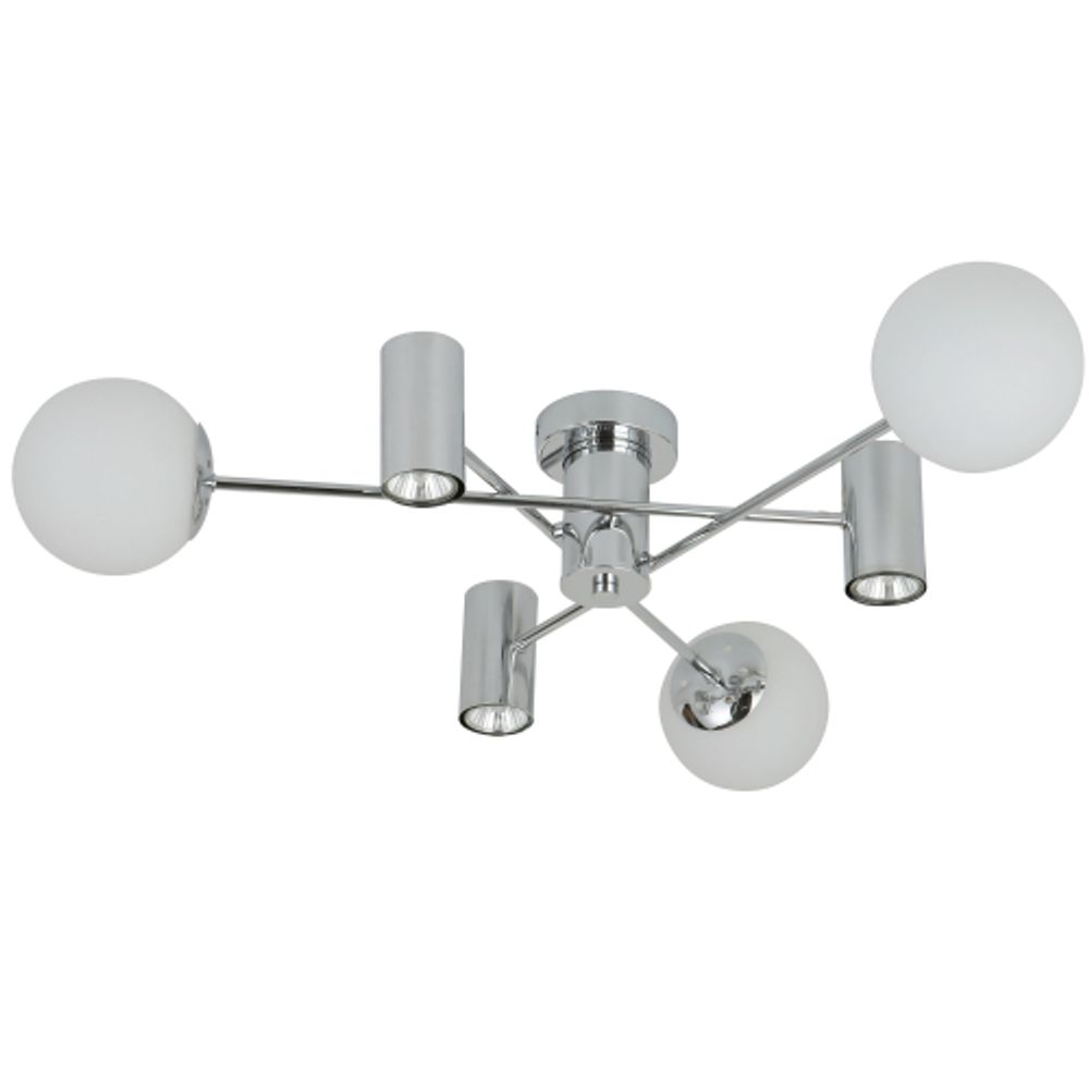 Люстра Rivoli Tanya 3164-303 3 * Е27 40 Вт + 3 * Gu10 7 Вт модерн | Модерн